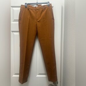 NWT Zara Women's Chino Fit, Split Hem, Tan Dress Pants